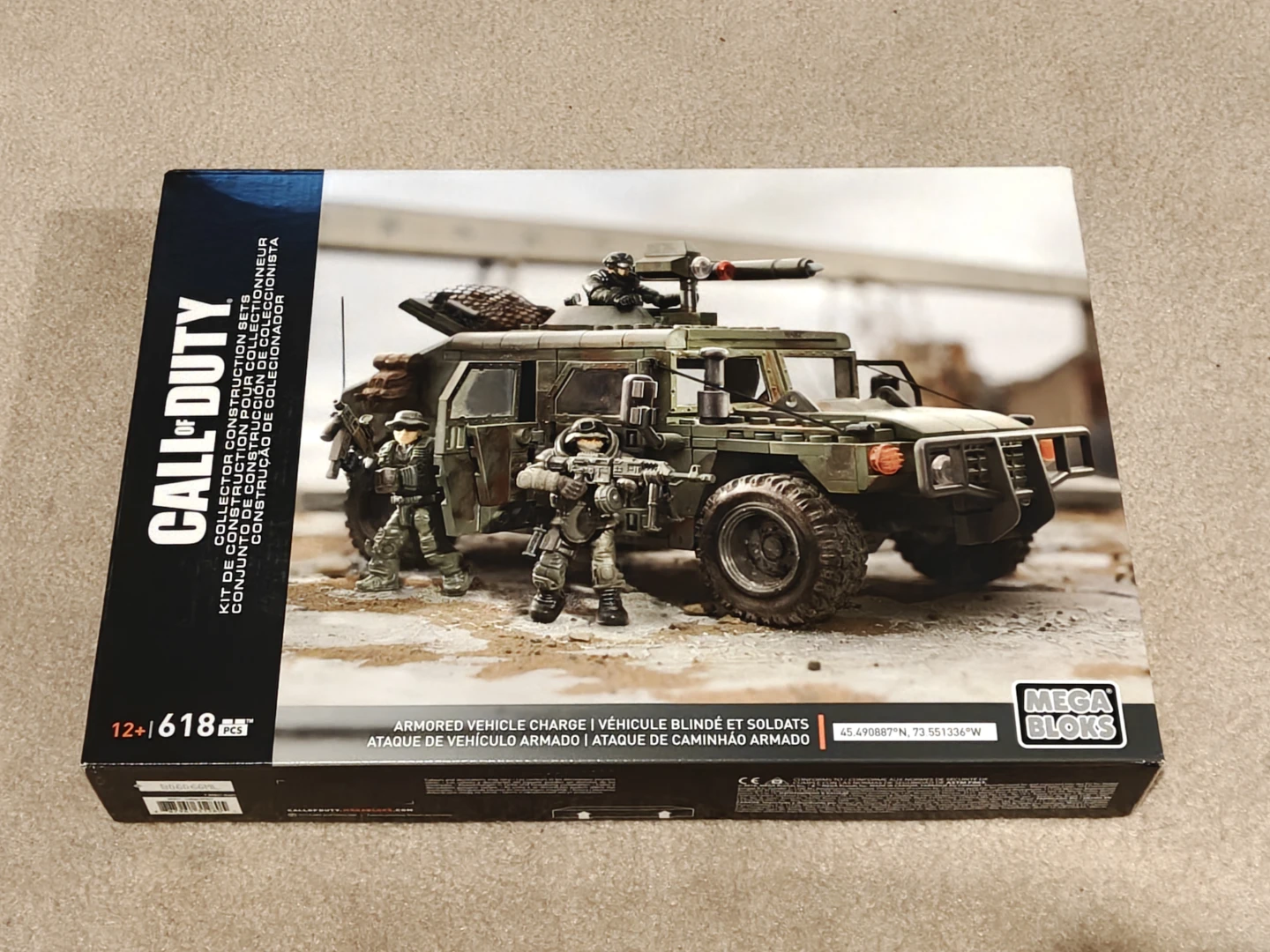 Mega Bloks Call of Duty Armored Vehicle Charge (new, sealed)