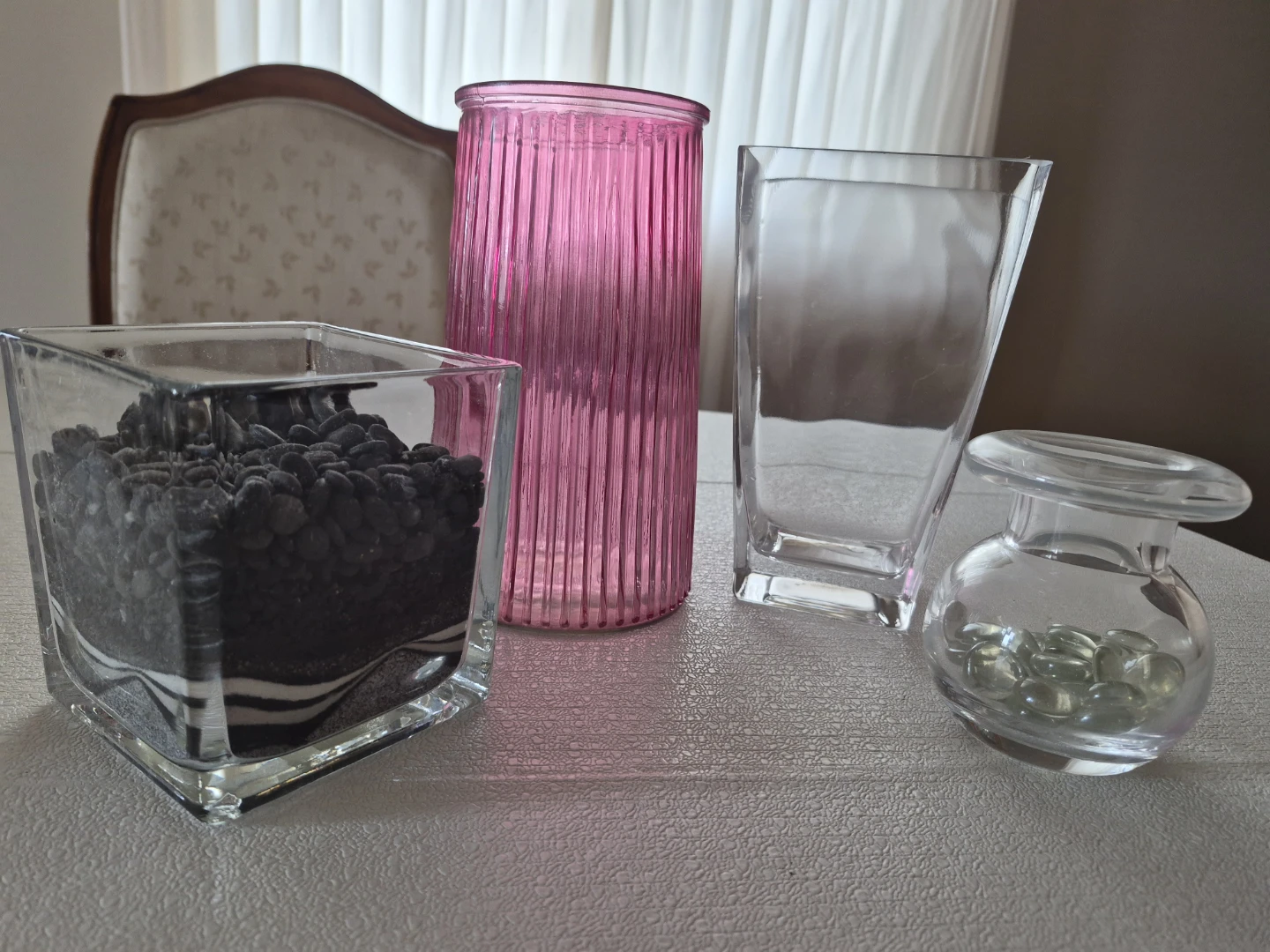 Assorted Glass Vases