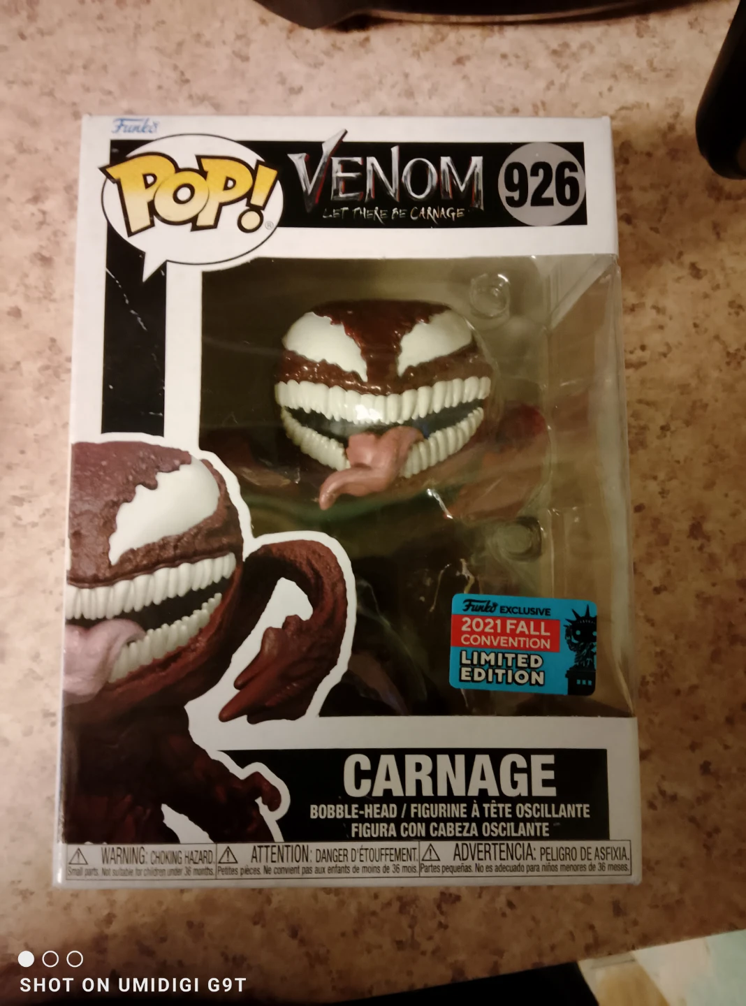 Funko Pop! Marvel Carnage 926 Vinyl Bobble-Head - photo 2