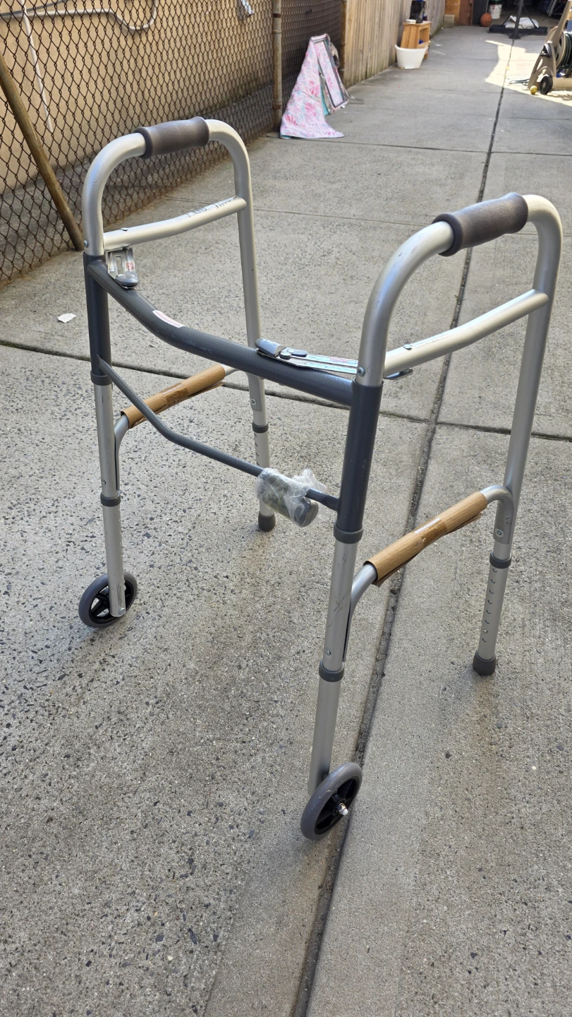 Folding Walker with Wheels - brand new