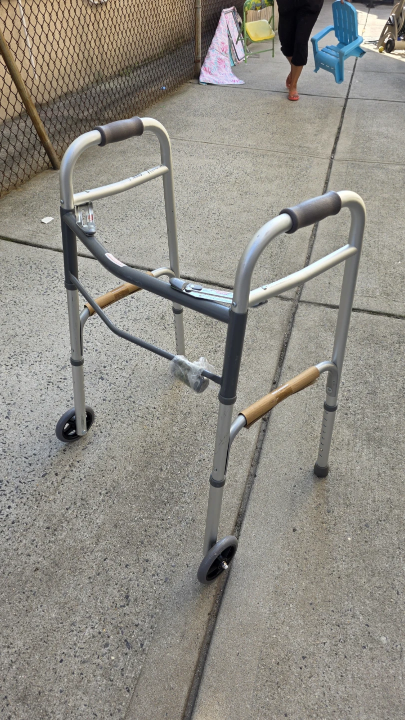 Folding Walker with Wheels - brand new - photo 2
