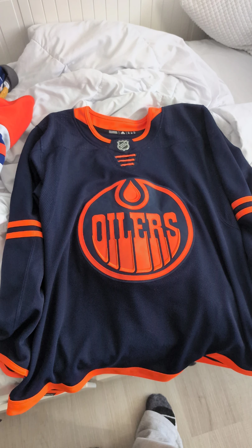 Edmonton Oilers Adidas prime Green Alternate jersey size 52