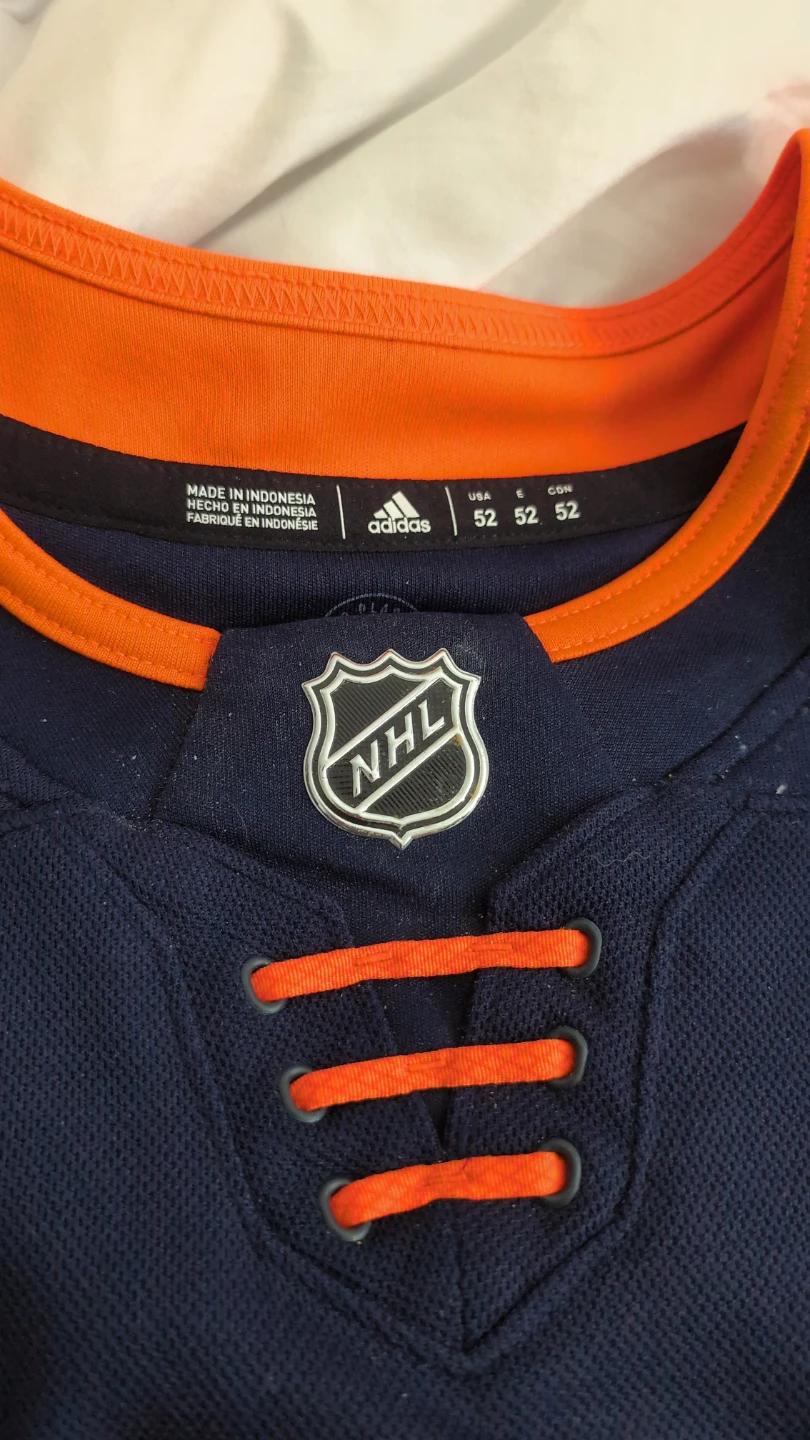 Edmonton Oilers Adidas prime Green Alternate jersey size 52 - photo 2