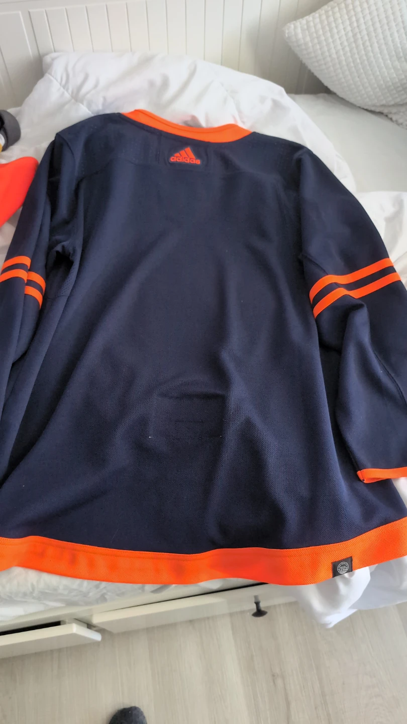 Edmonton Oilers Adidas prime Green Alternate jersey size 52 - photo 3