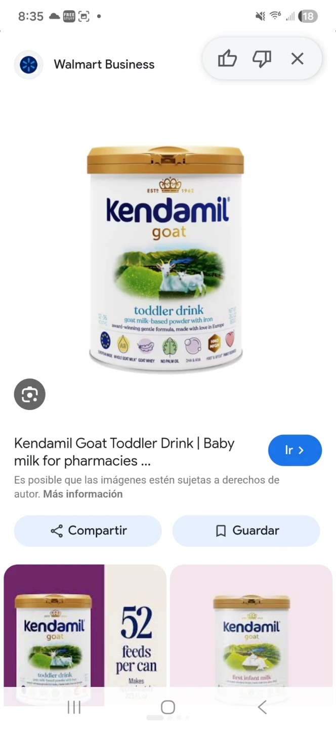 Kendamil Goat Toddler Drink