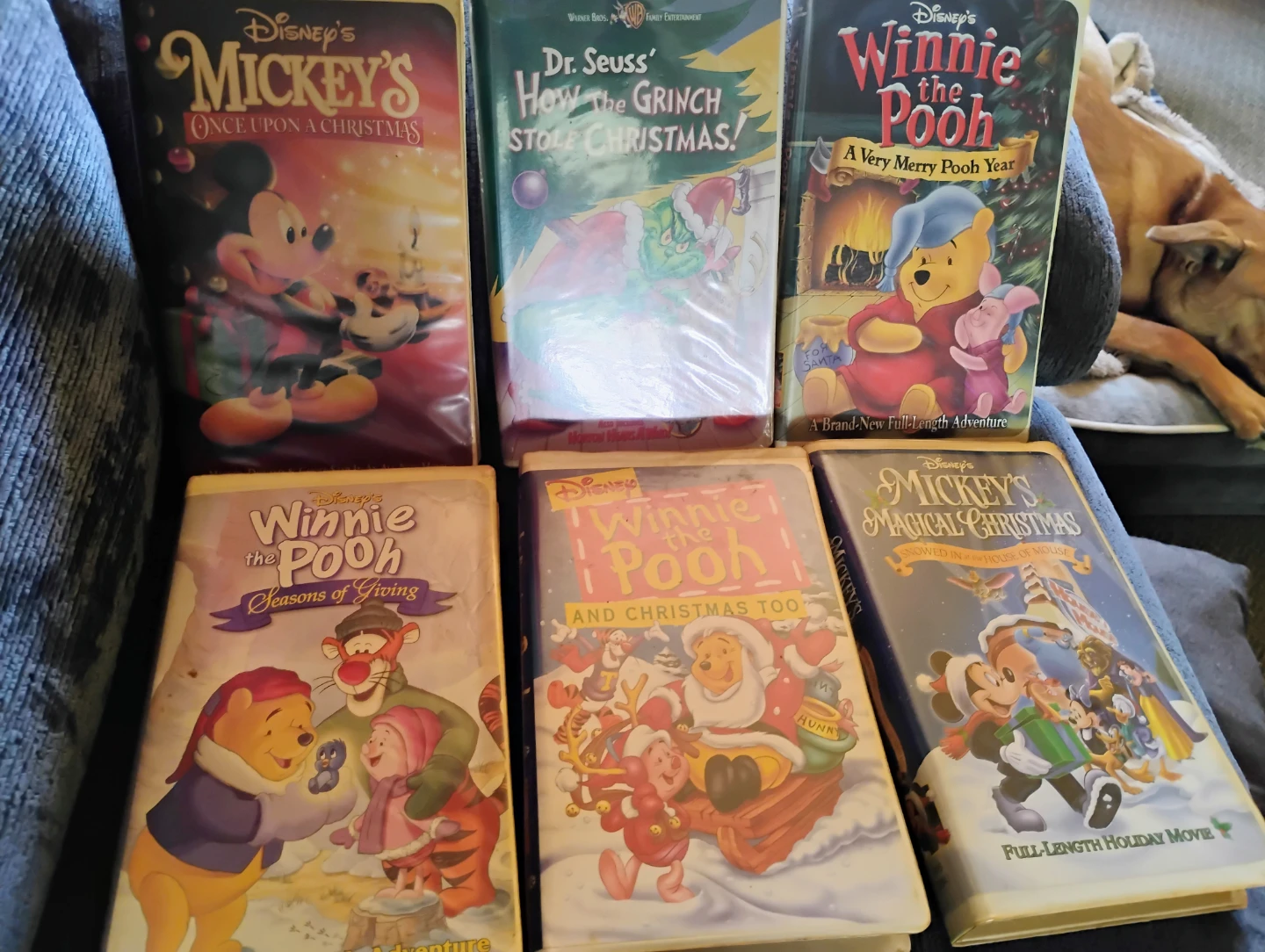 Christmas and Kids VHS tapes
