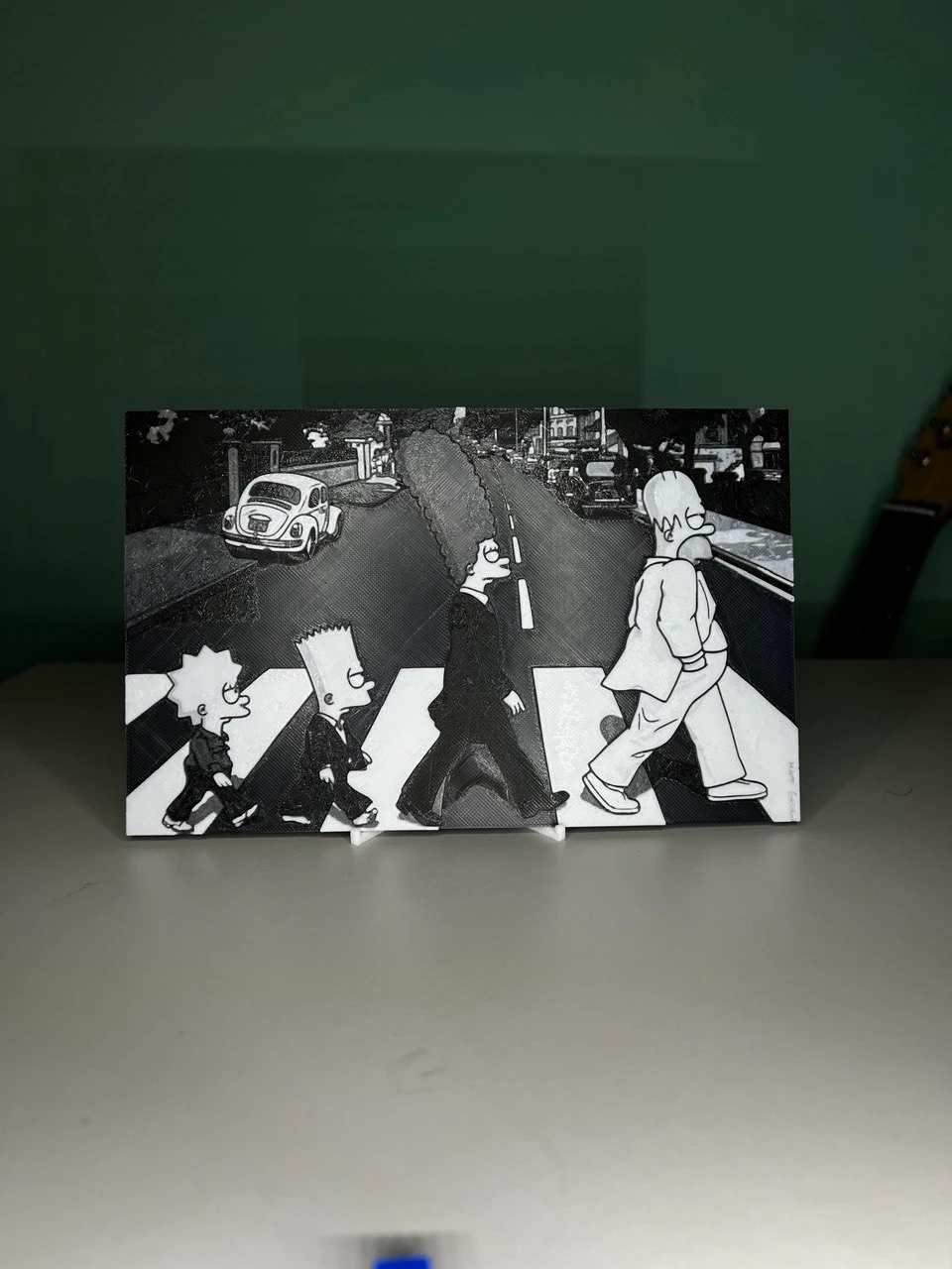 The Simpsons Abbey Road wall plaque