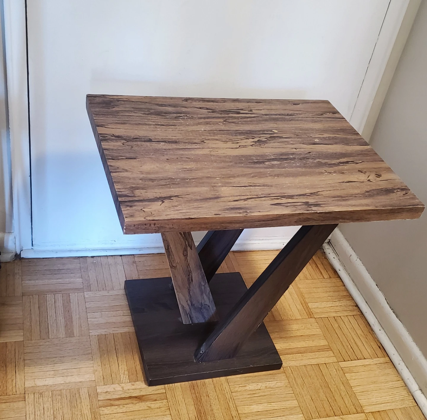 Woodgrain Side Table - photo 2