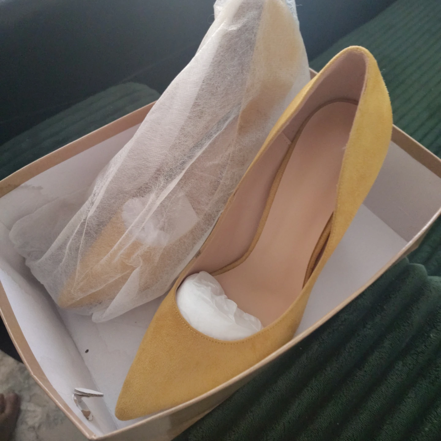 Women's Suede Pointed Toe Heels - photo 4