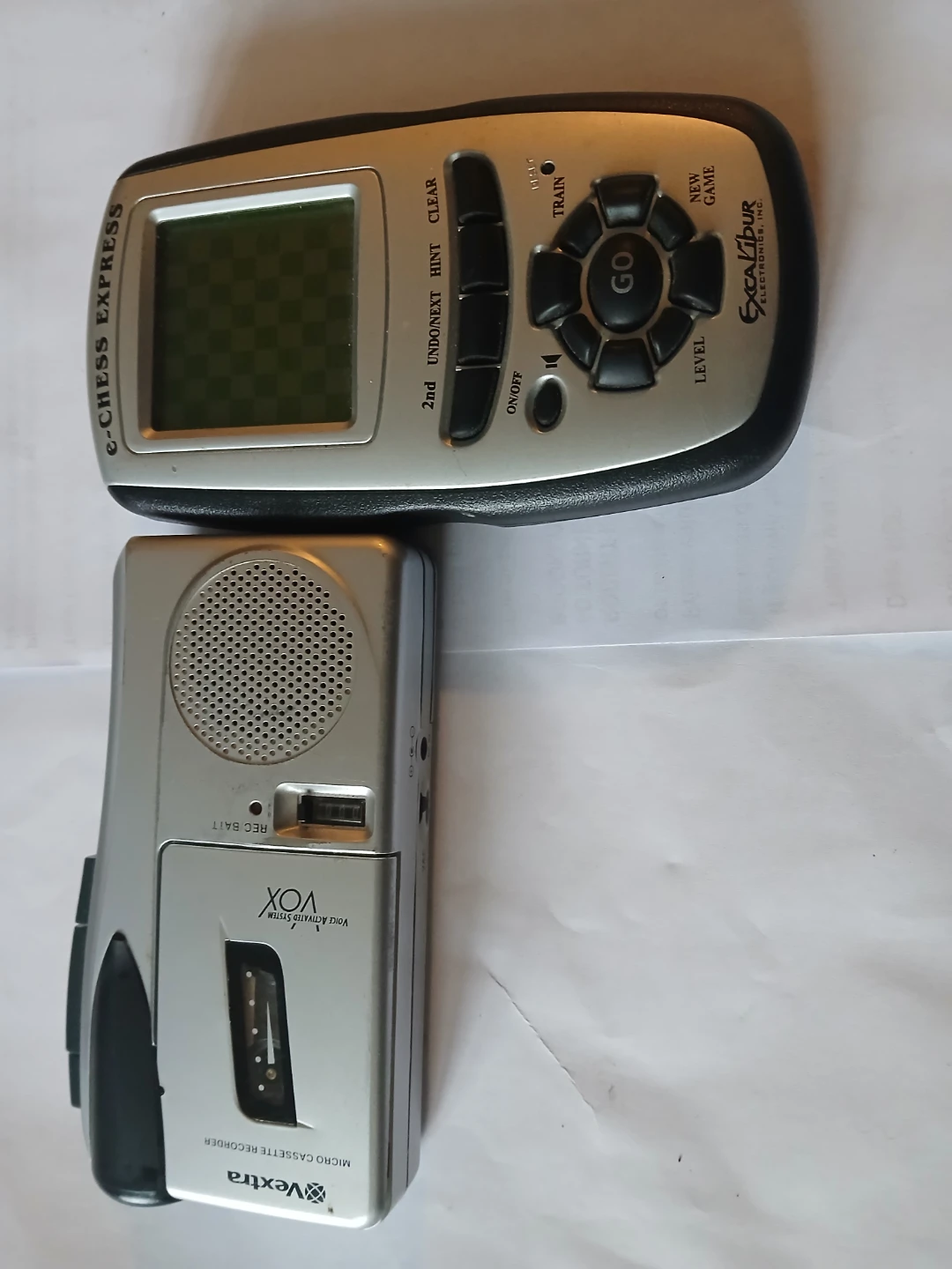 Vextra Micro Cassette Recorder & Excalibur e-Chess Express