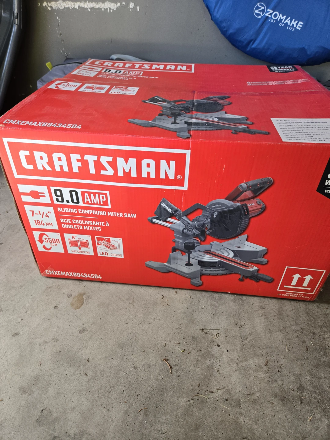 Craftsman Miter Saw (9amp, 7.25", Sliding Compound)