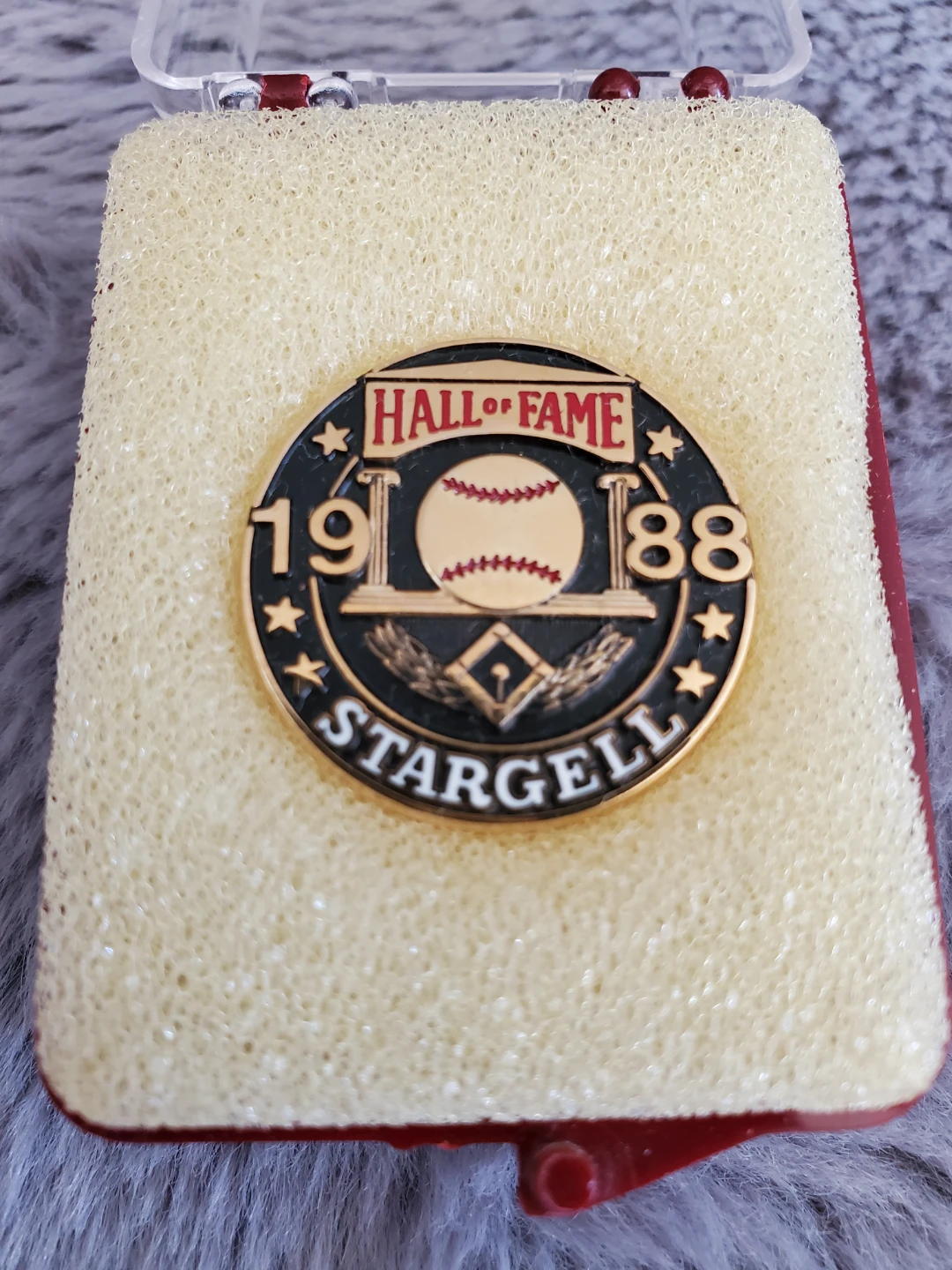 1988 Baseball Hall of Fame Press Pin ⚽️