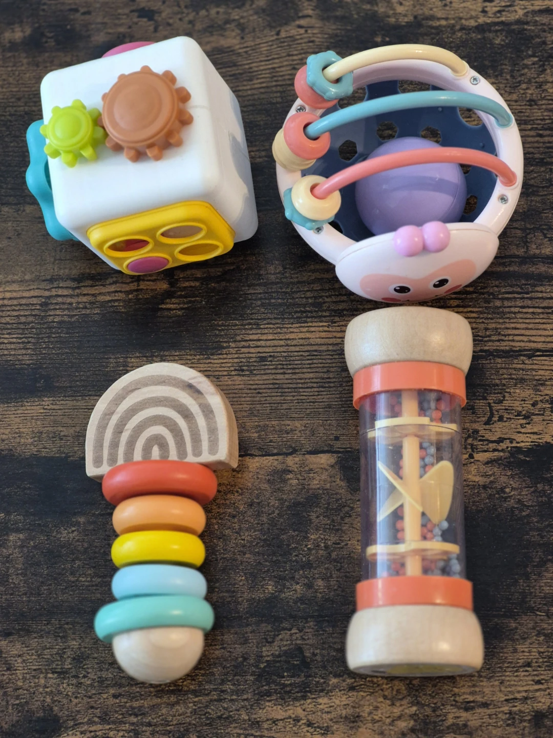 Baby Toy Set Rattles, sensor toys.