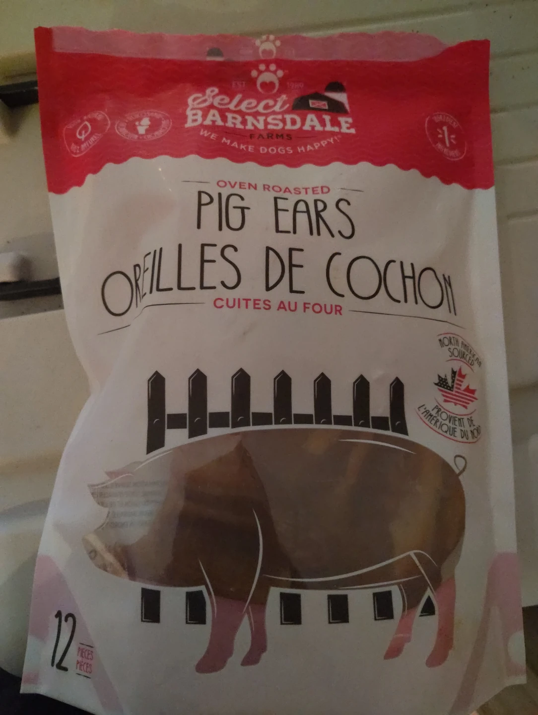 Select Barnsdale Farms Oven Roasted Pig Ears Dog Treats