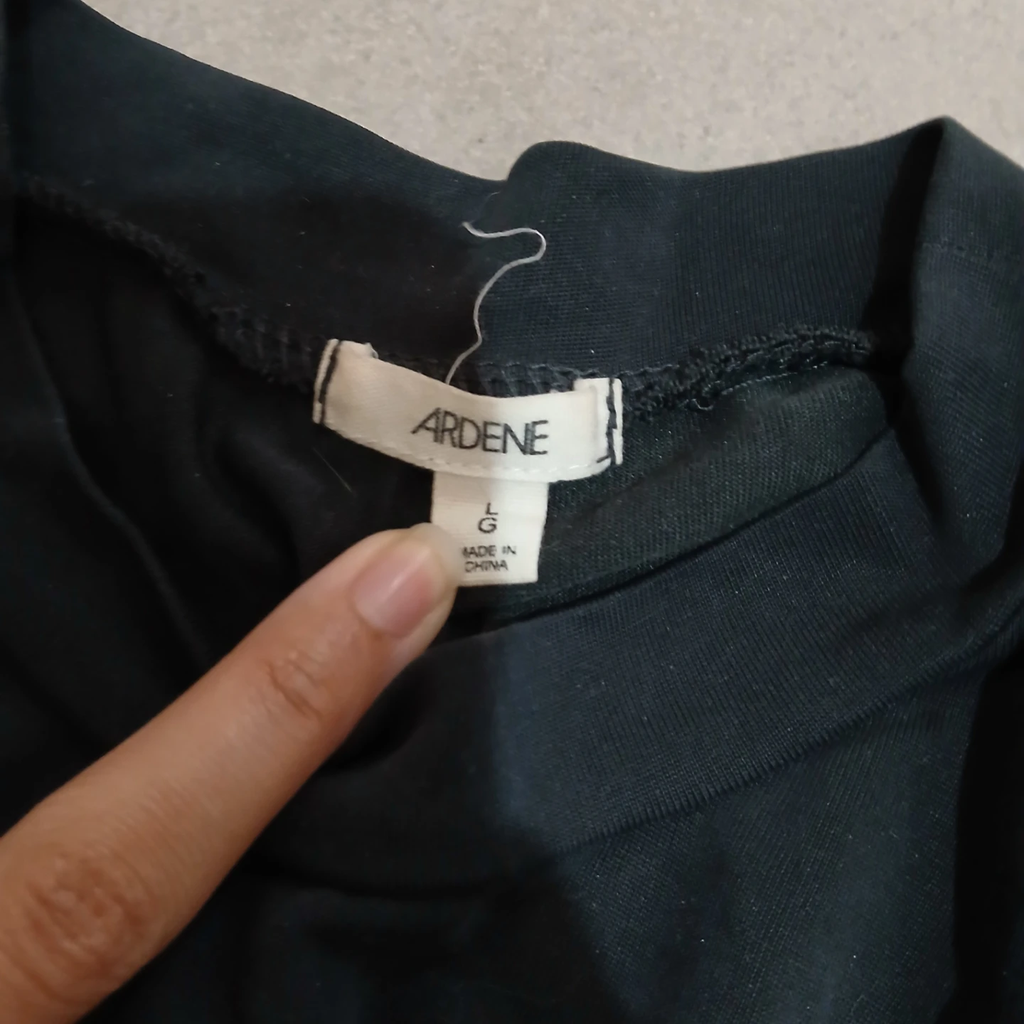 ⚽ Black Long Sleeve Top - photo 2