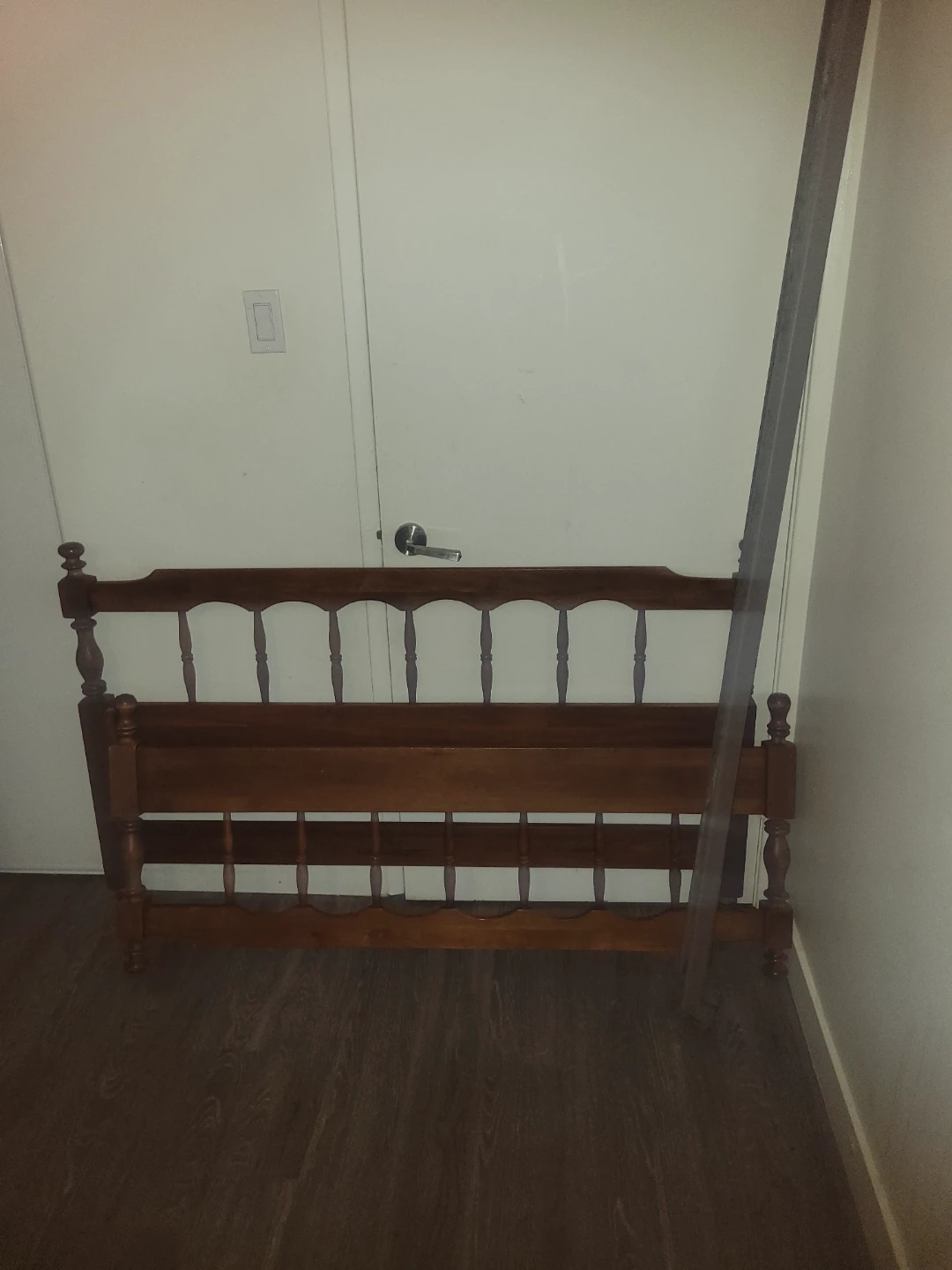 Free Wooden Headboard and Footboard - photo 2