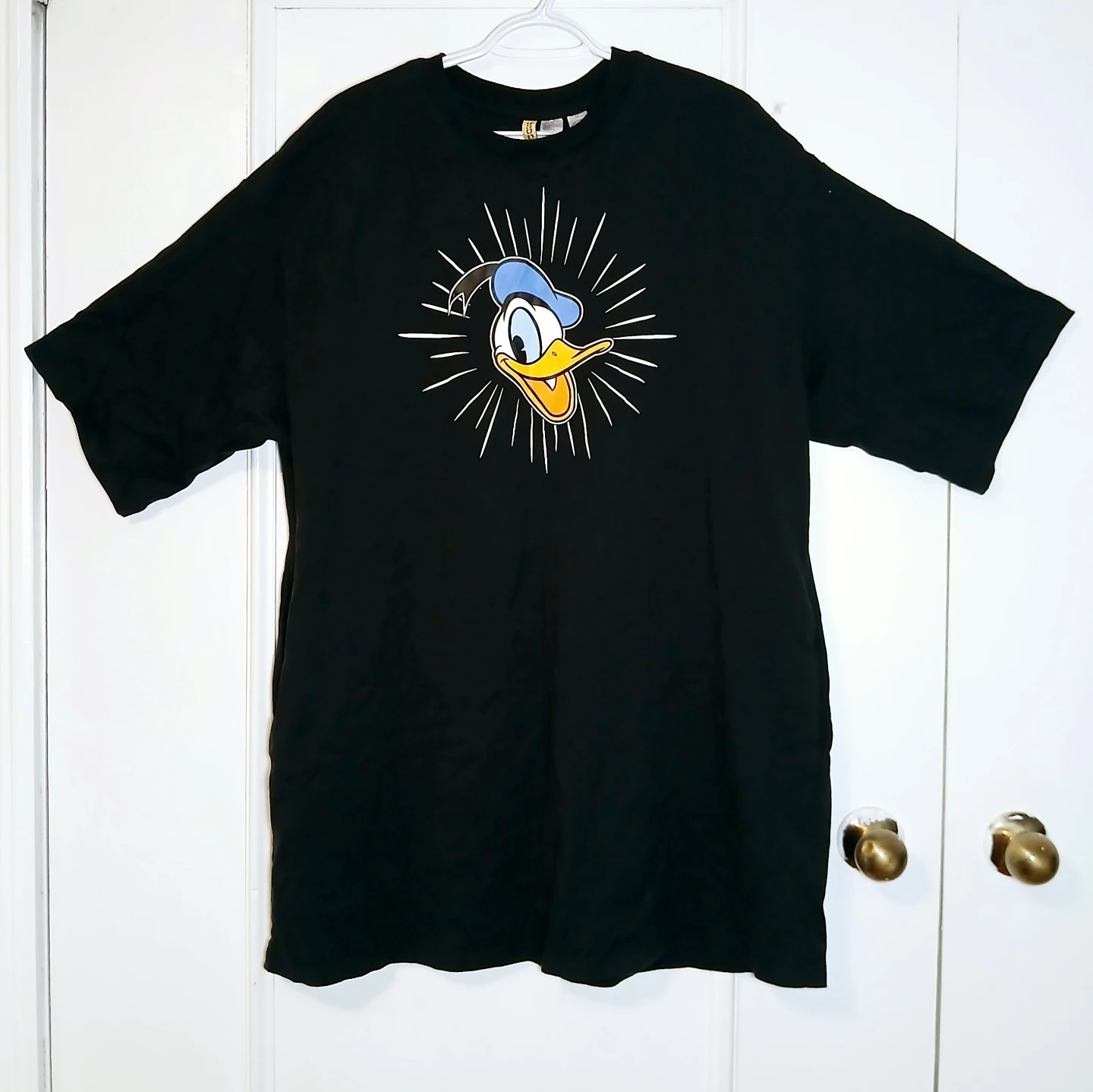 Women Large Divided x Disney Donald Duck T-Shirt Dress