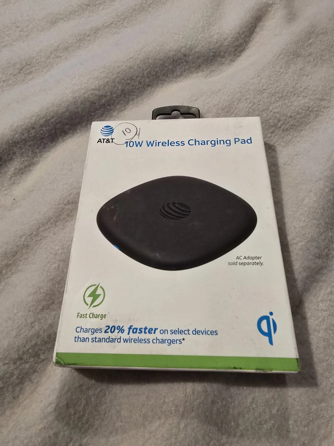 AT&T 10W Wireless Charging Pad with USB-A to USB-C Cable