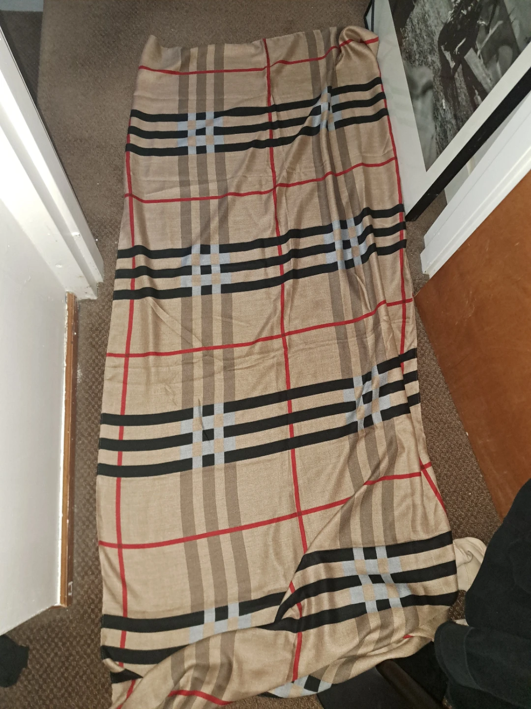 Tartan Patterned Scarf