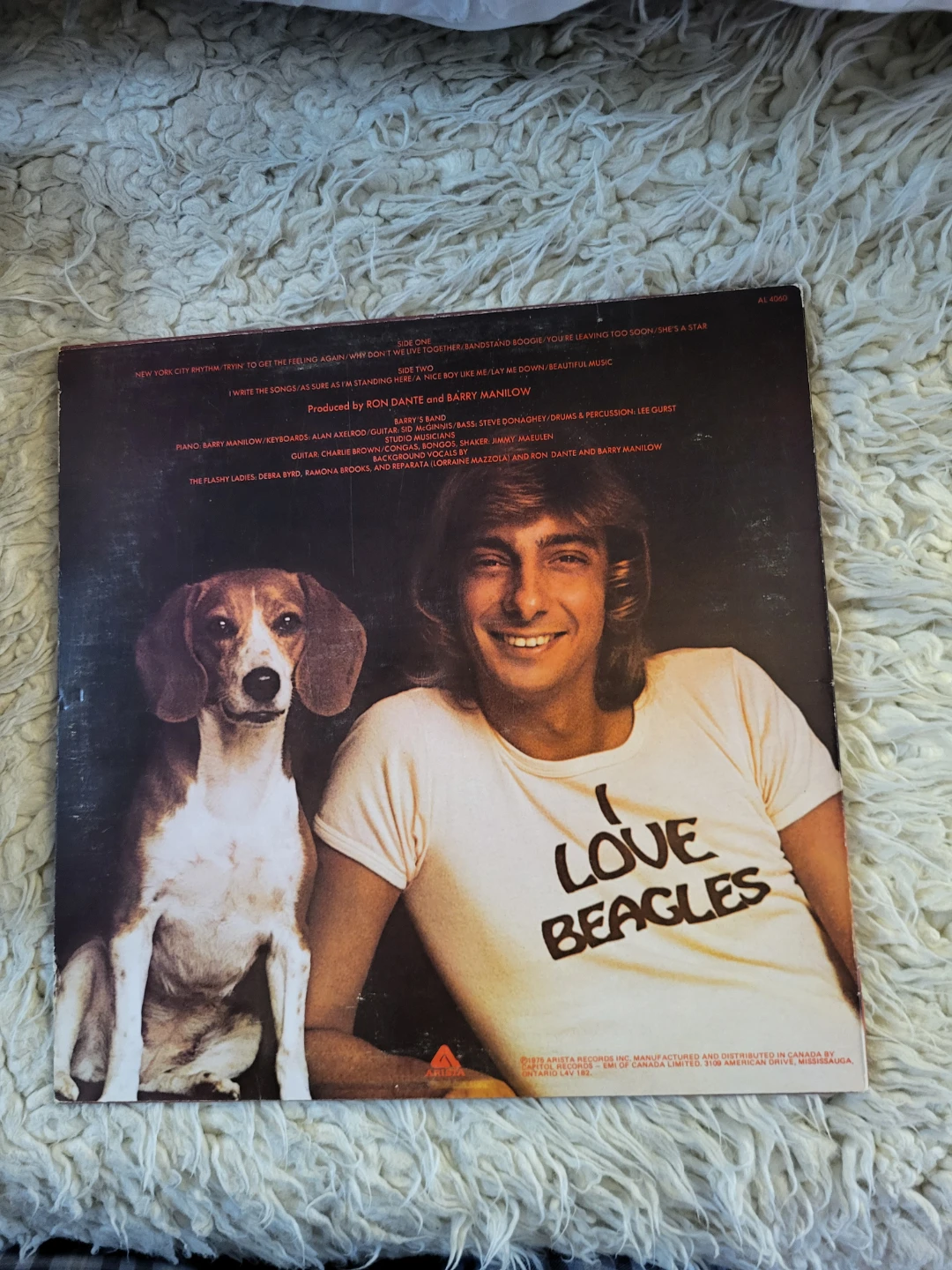 ⚽️ Barry Manilow Tryin' To Get The Feeling Vinyl Record - photo 2
