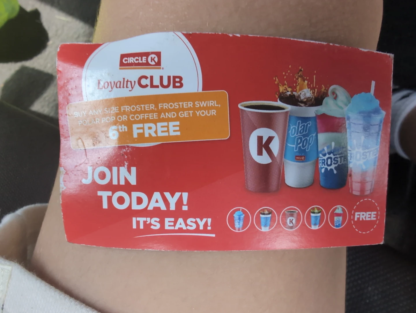 Circle K Loyalty Club Card - Buy 5 Get 6th Free