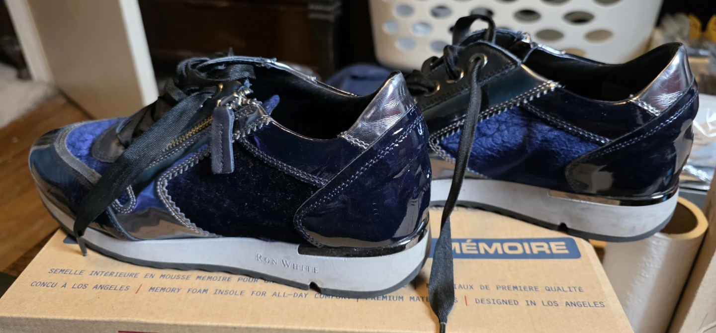 Ron White Mixed-Media Designer Sneakers Ladies size 41 (Eur)