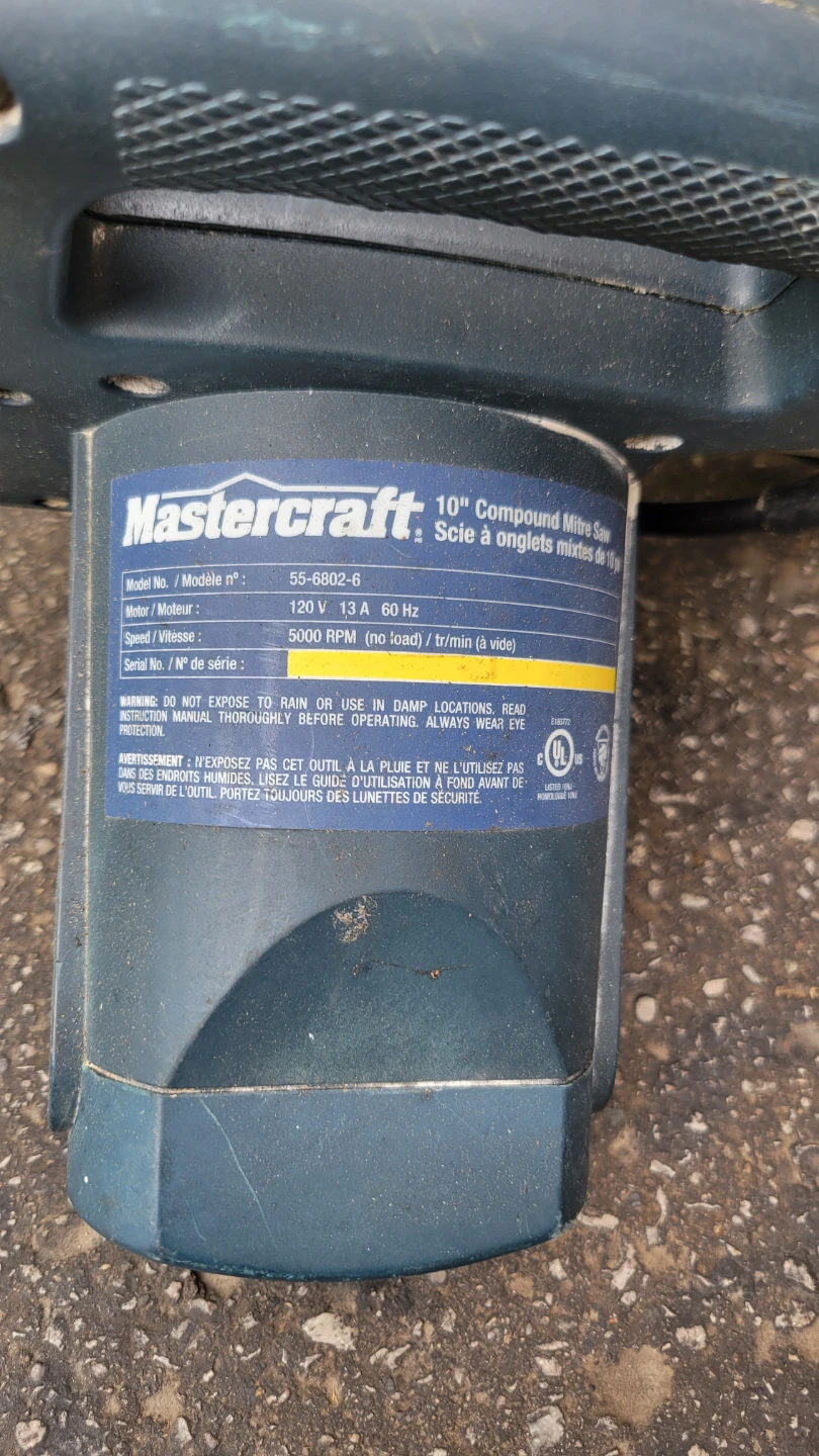 Mastercraft 10" Compound Mitre Saw - photo 2