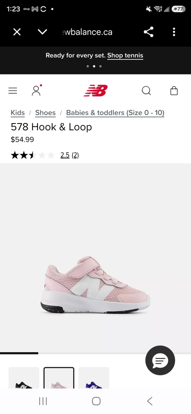 New Balance 578 Hook & Loop Shoes toddler 4.5 - photo 3