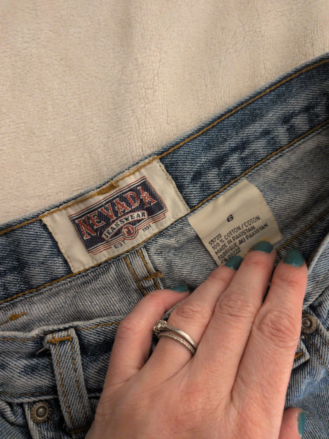 Vintage Nevada Denim Jeans Size 6 - photo 2