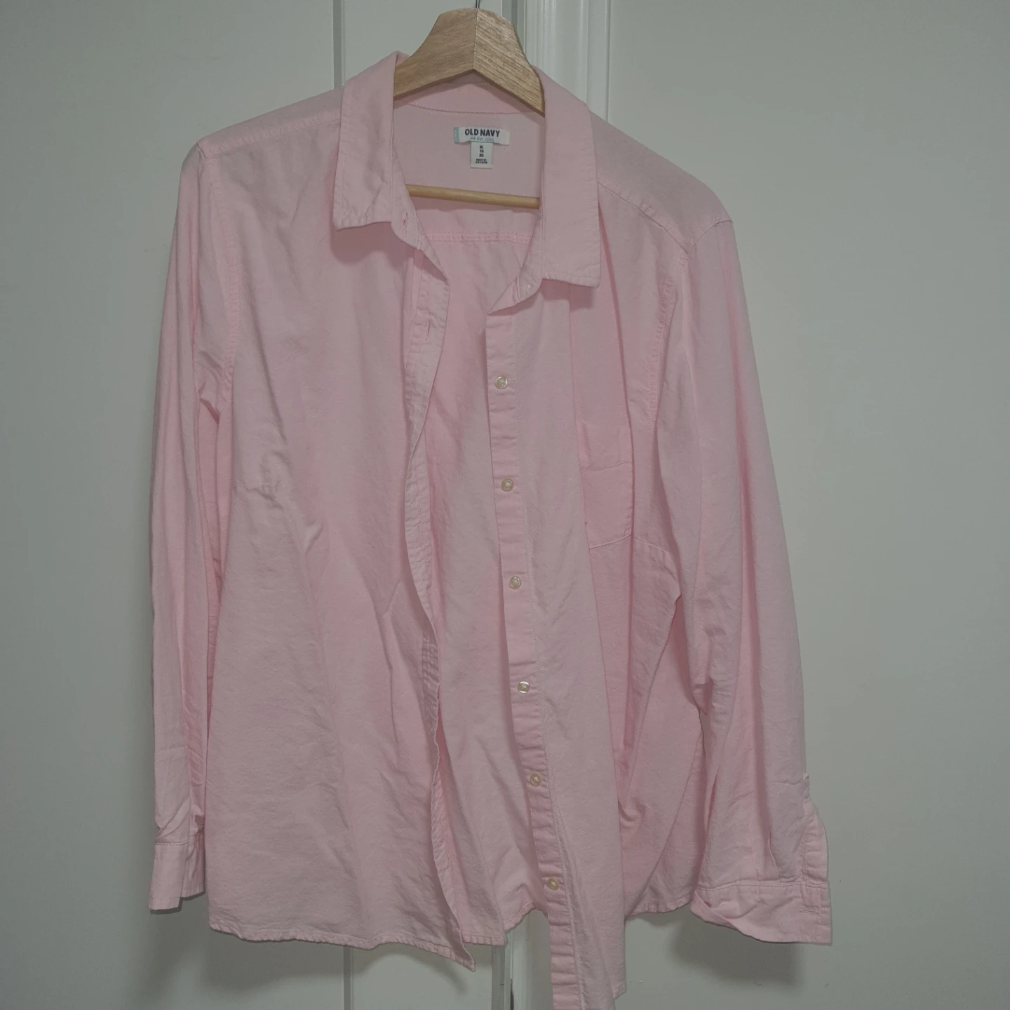 Old Navy Pink Button-Up Shirt