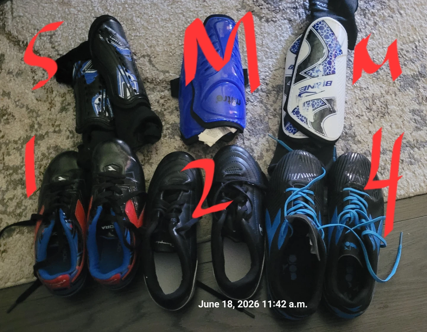 Soccer Cleats and Shin Guards ALL FOR $45