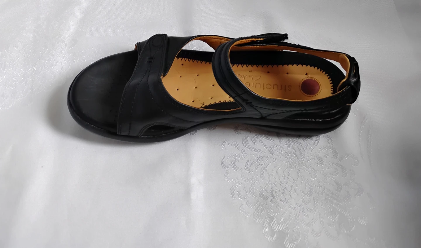 Ladies Clark's Genuine Leather Strap Sandals - photo 3