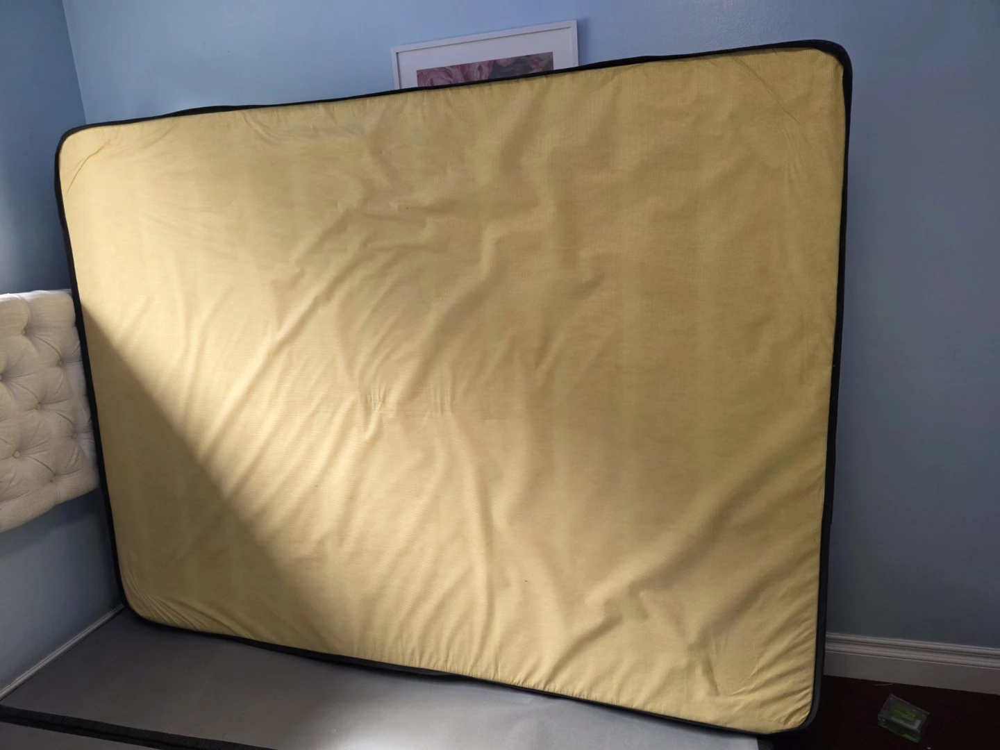 Grey Metal Bed Frame Box Spring - photo 3