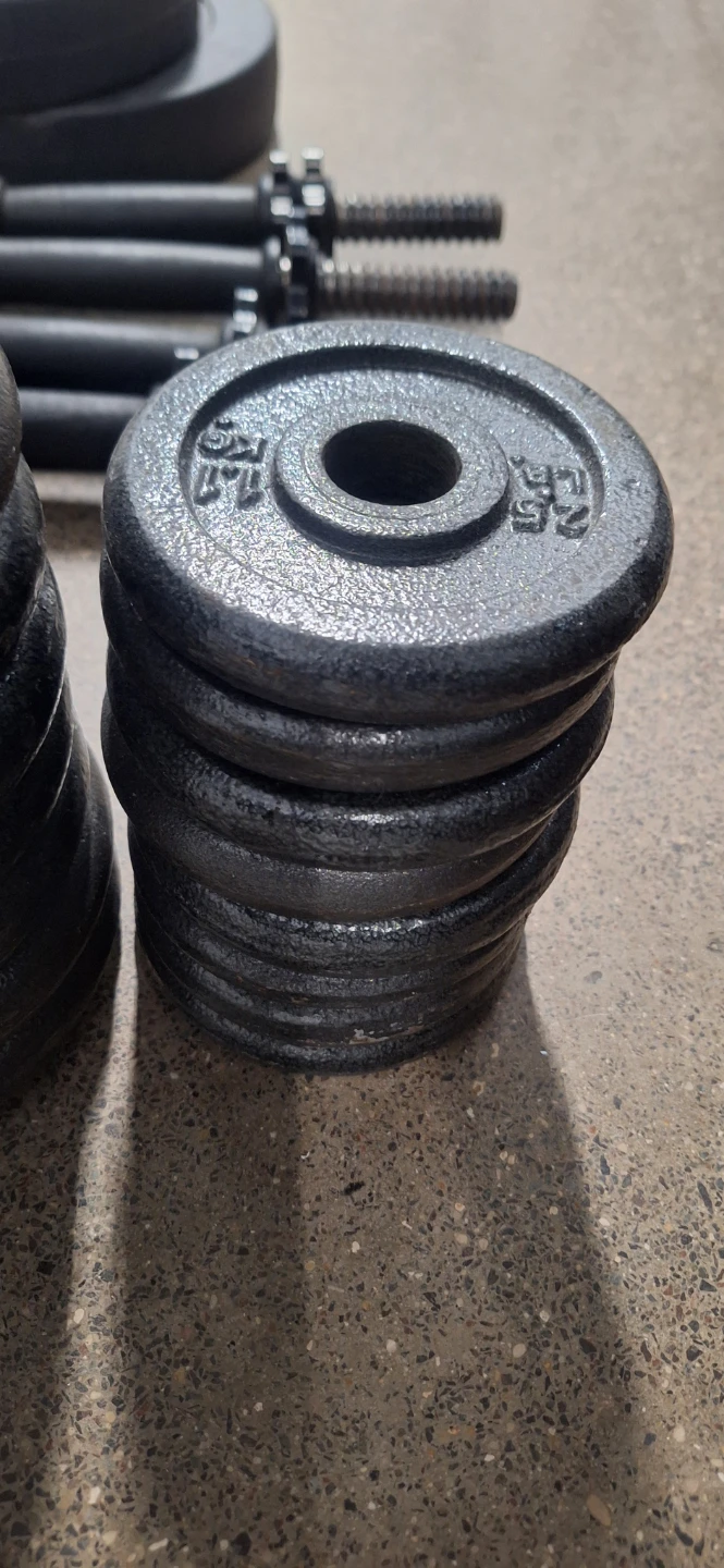 Fitness Gear Weight Plates and Bars - photo 4
