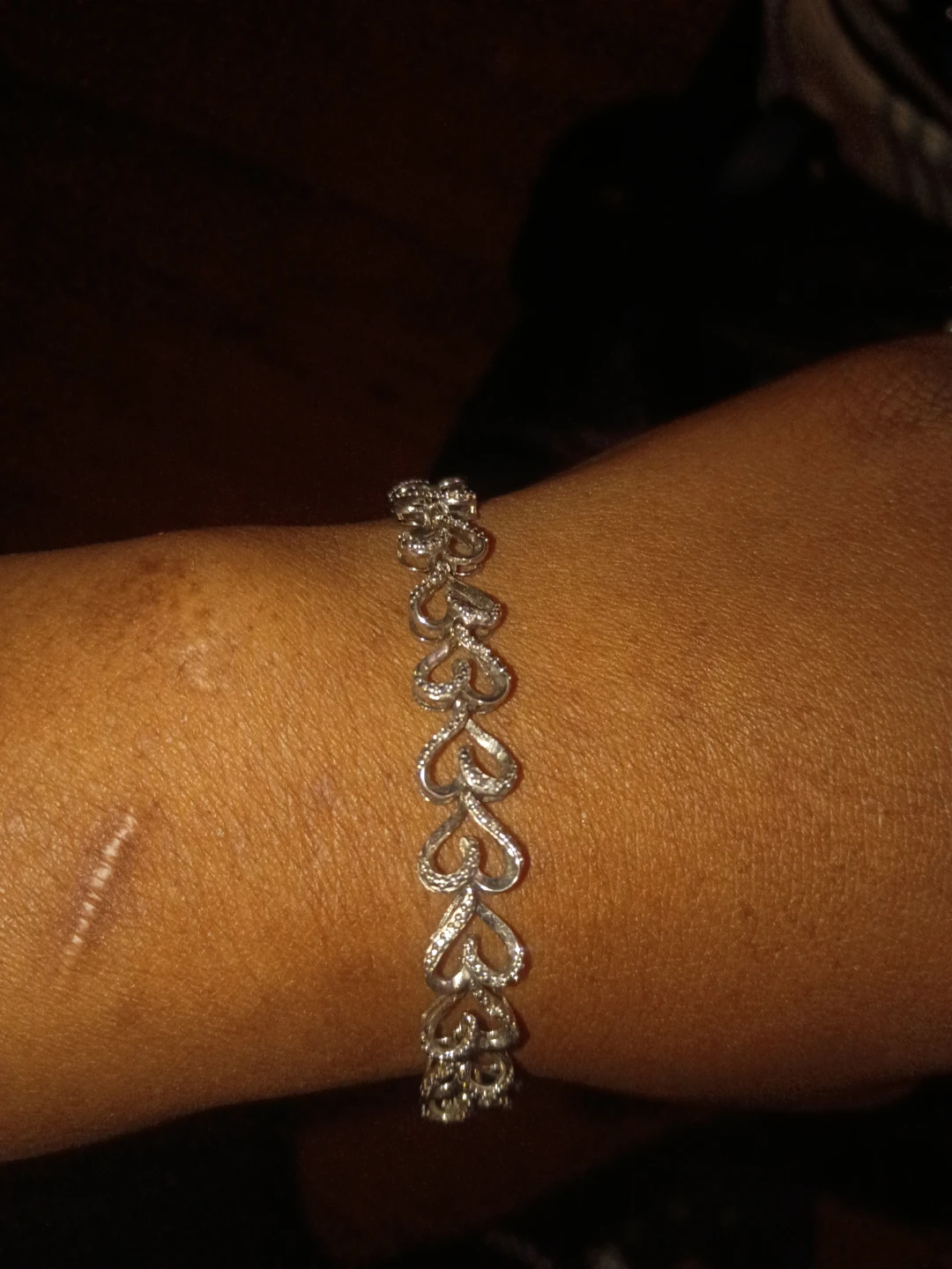⚽Silver Heart Bracelet
