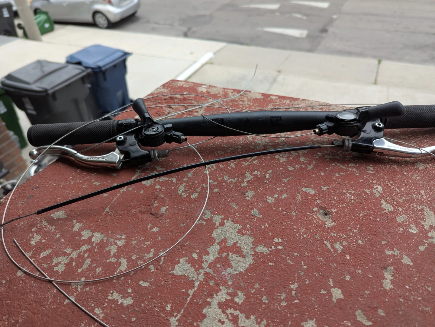 MEC Bike Handlebars with Shifters and Brake Levers - photo 4
