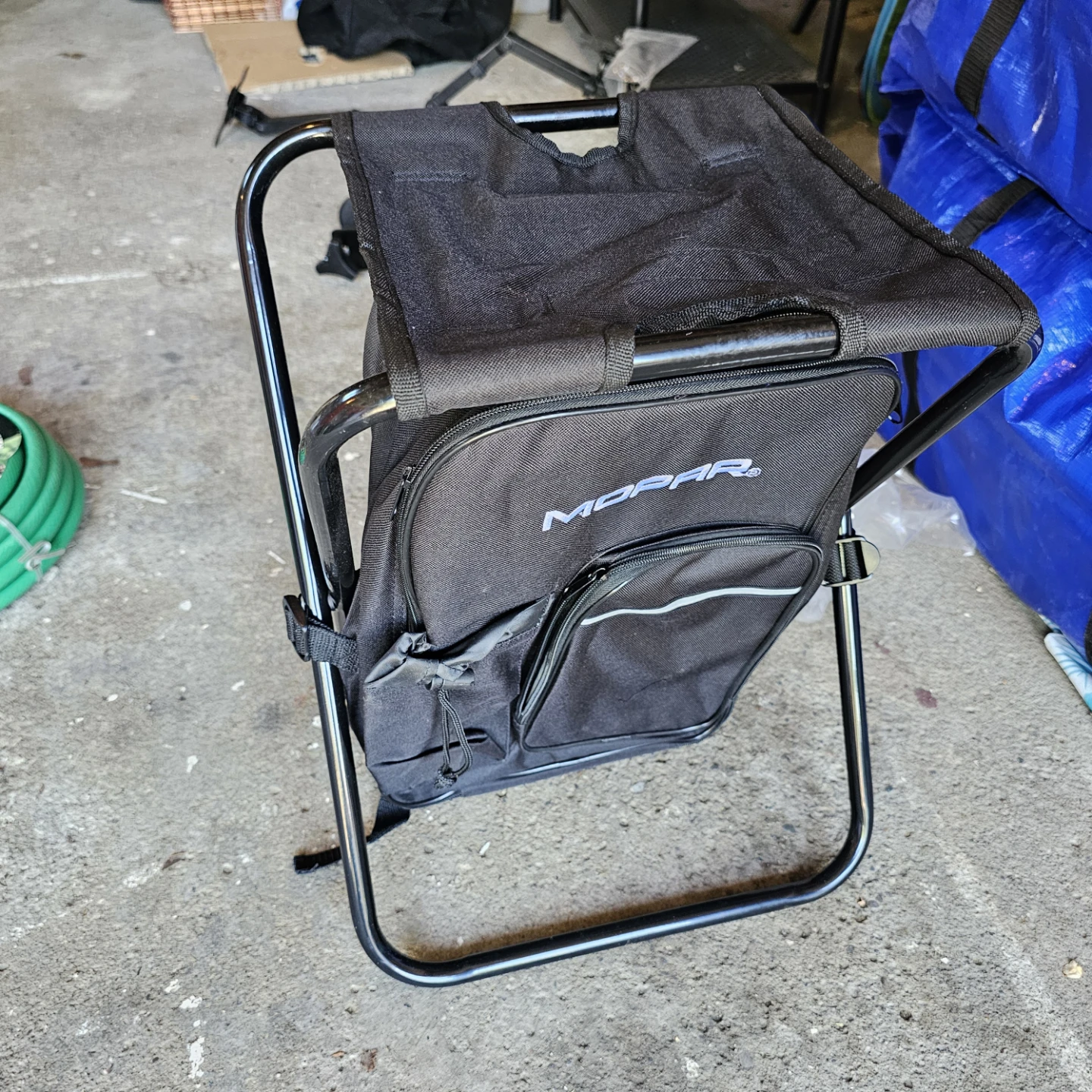 Mopar Black Camping Chair Backpack