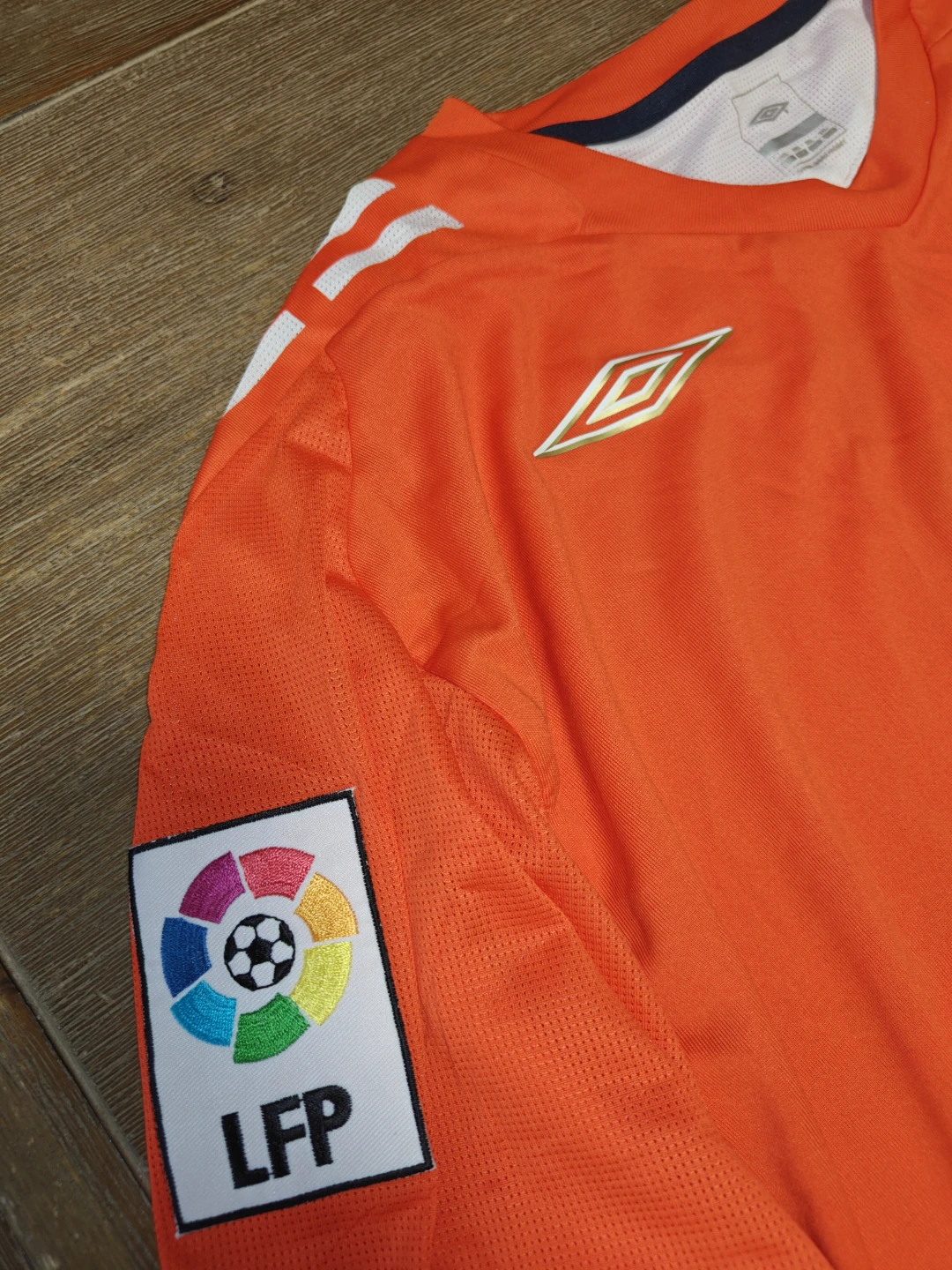 Umbro Celta Vigo Citroën Football Jersey Orange LFP Patch - photo 2