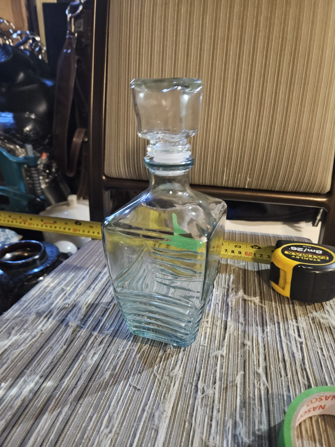 Jade 800ml Glass Decanter Bottle - photo 3