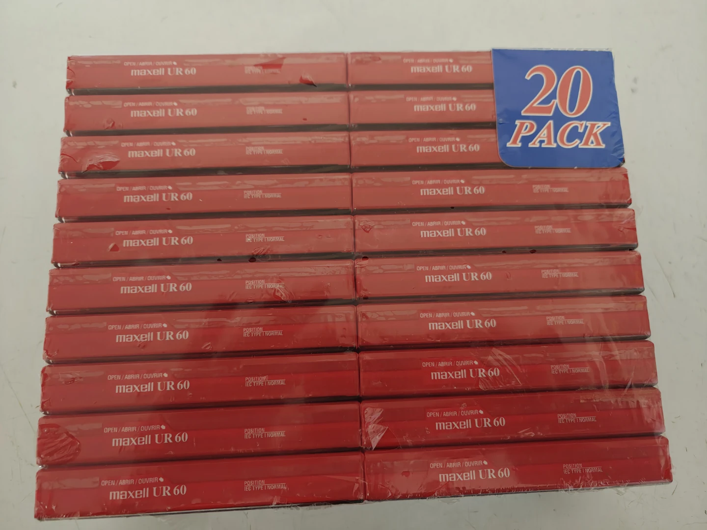 Maxell UR 60 Audio Cassette Tapes - 20 Pack - photo 5