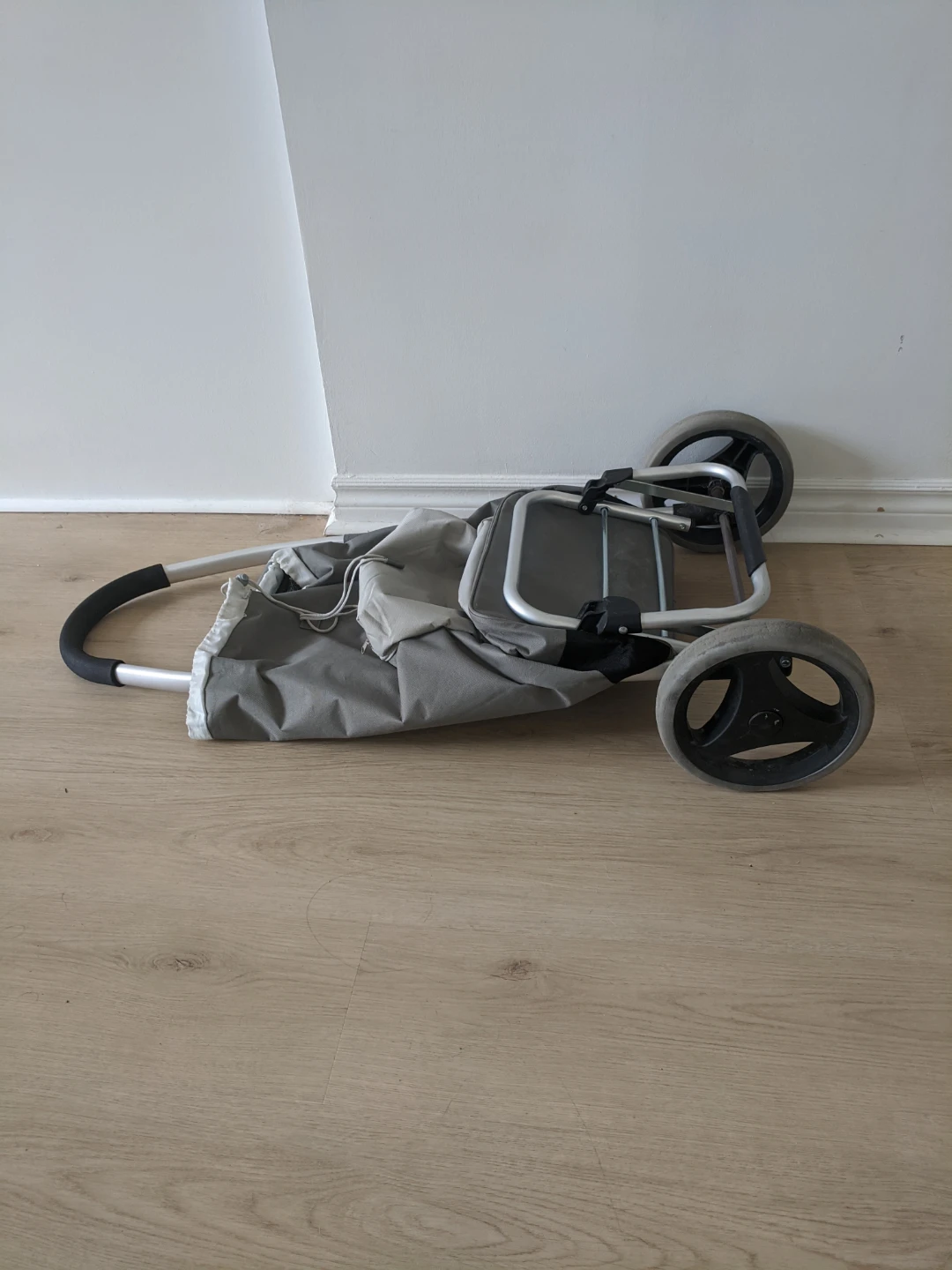 Grey Rolling Shopping Cart - photo 5