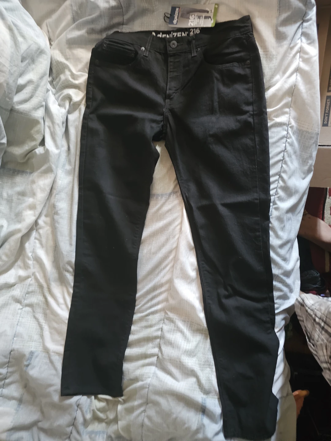 DENIZEN 216 Skinny Fit Jeans Black 32x34 - photo 2