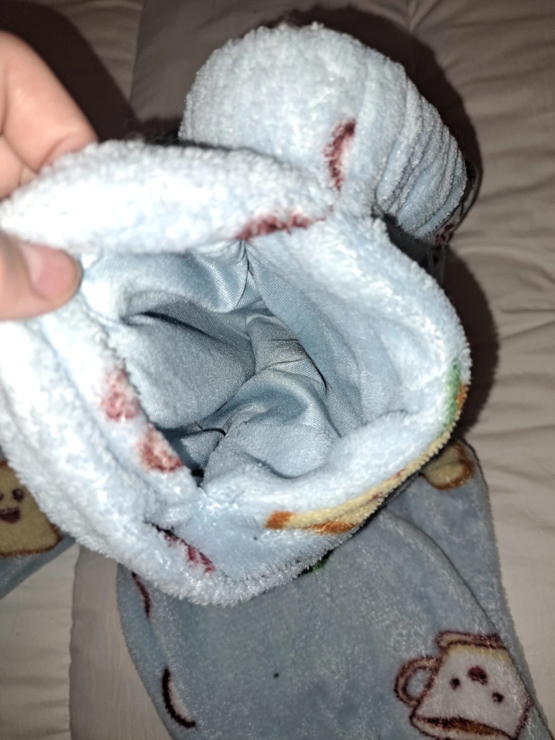 Fleece Pajama Pants - Breakfast Print - photo 3