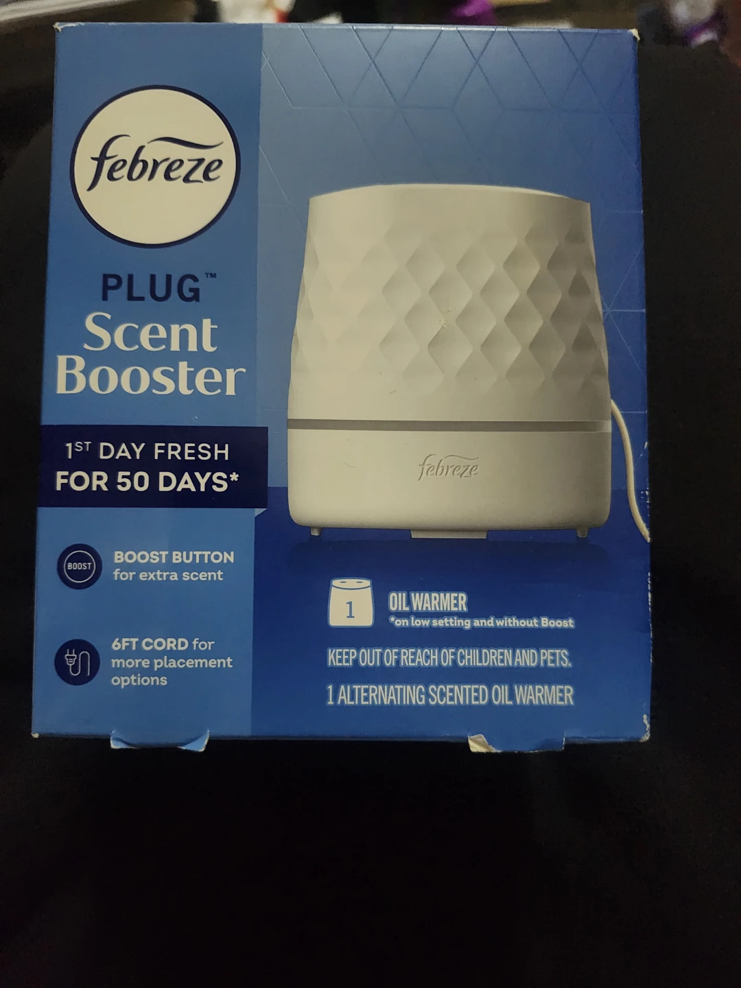 Febreze Plug Scent Booster Oil Warmer