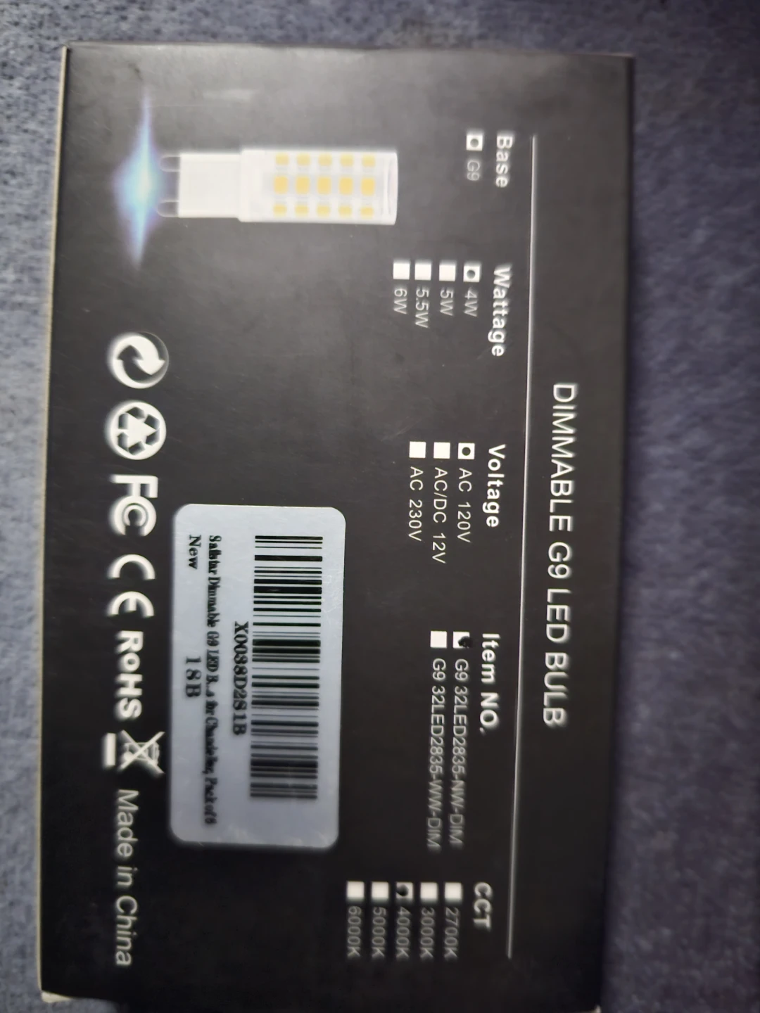 LED G9 Light Bulbs - Dimmable - 6 Pack - photo 2
