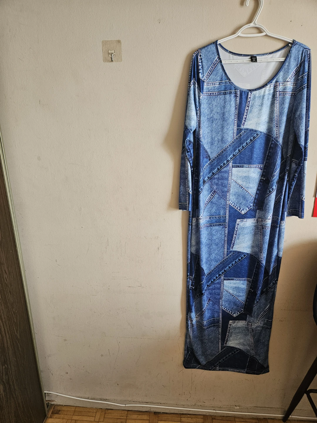 Shein Denim Patchwork Maxi Dress - photo 2