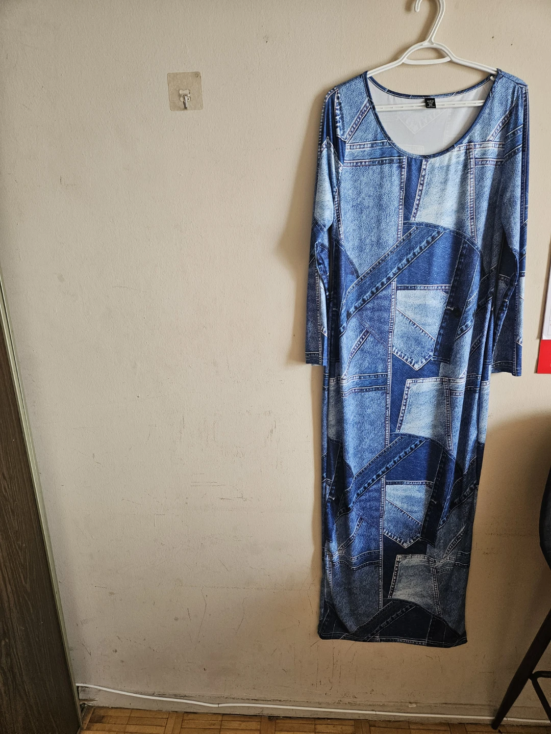 Shein Denim Patchwork Maxi Dress - photo 3