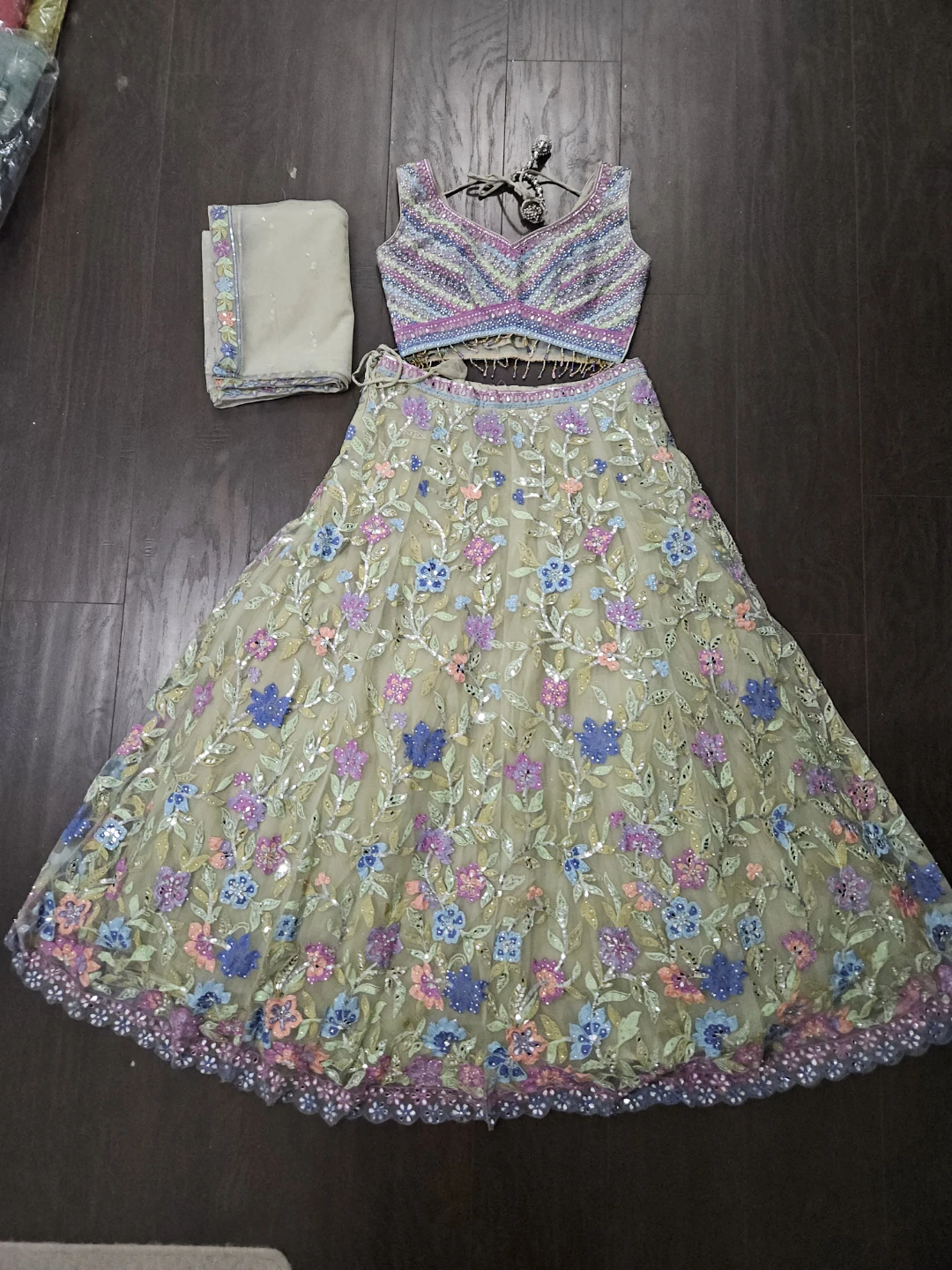 Embroidered Lehenga Choli Set
