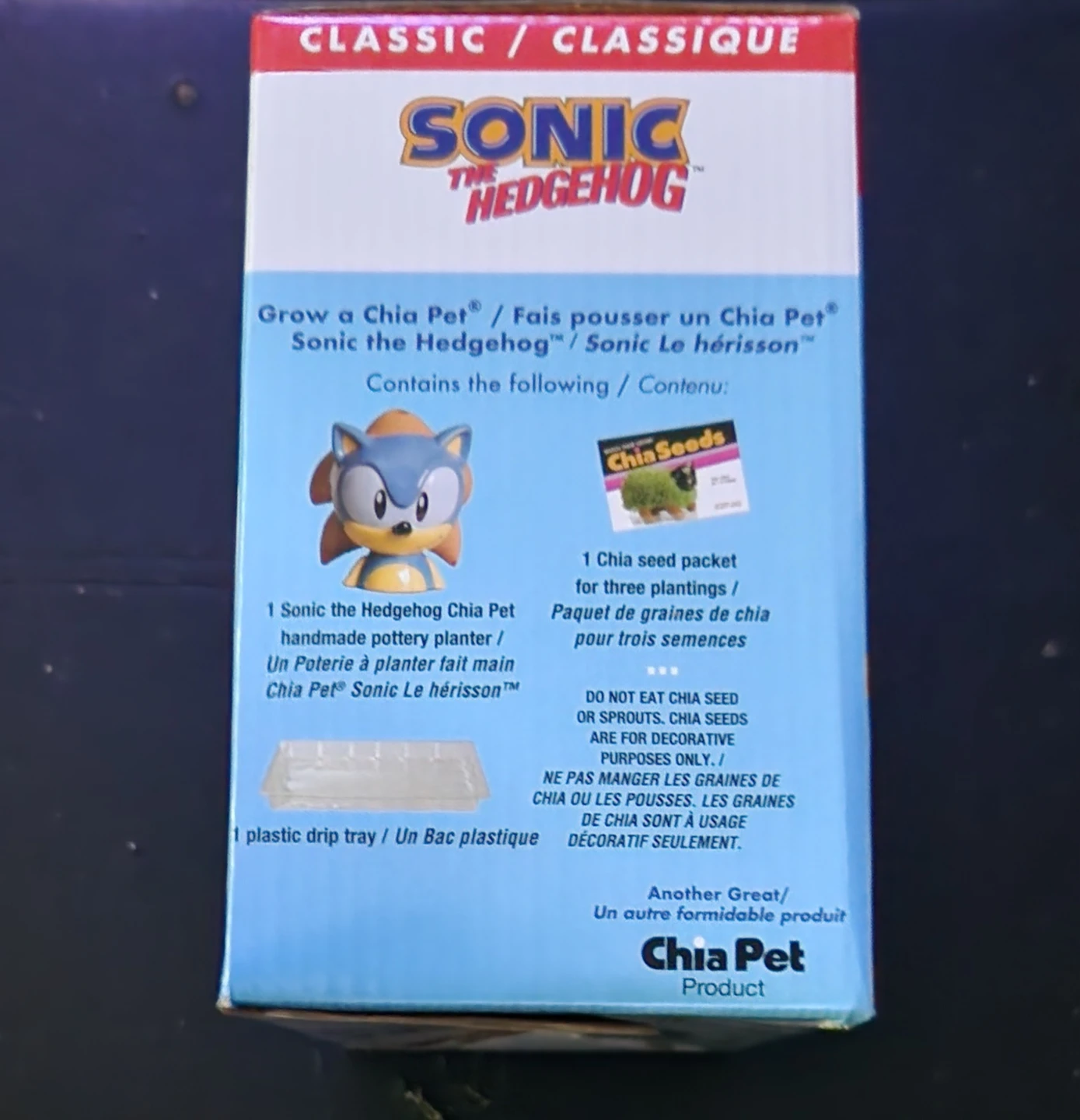 Sonic the Hedgehog Chia Pet (Open Box But Contents Untouched) ⚽️ - photo 3