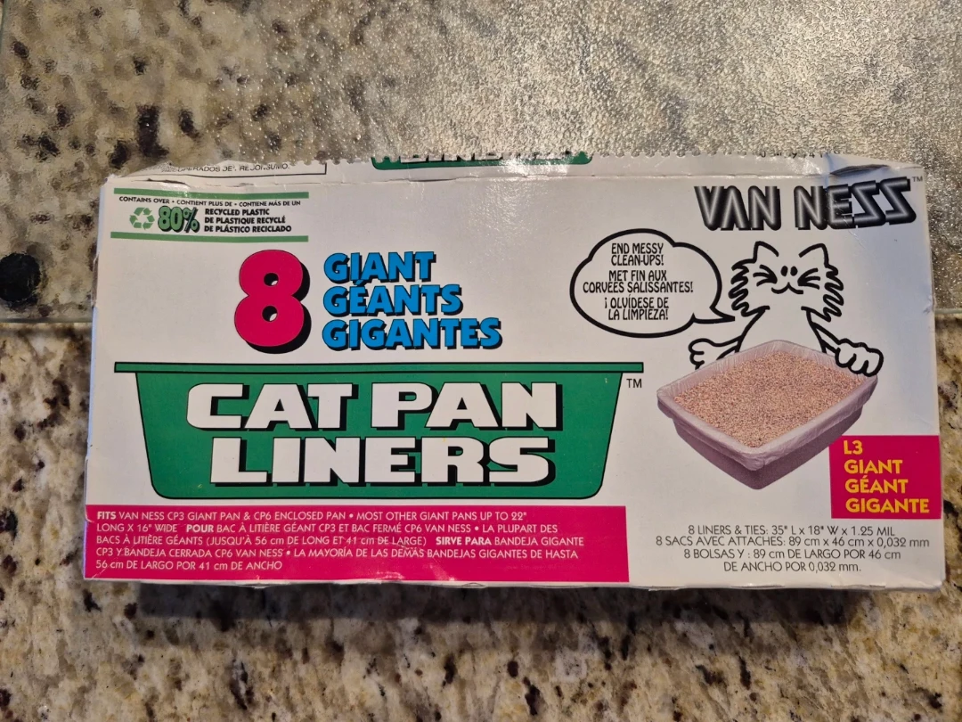 Cat pan liners-   large size ⚽️